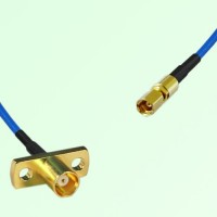 Semi-Flexible Jumper SSMC Female to MCX Female 2 Hole Flange Mount Semi-Flexible Jumper SSMC Female to MCX Female 2 Hole Flange Mount