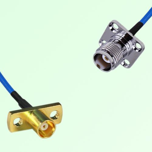 Semi-Flexible Jumper TNC Female 4 Hole 17.5x17.5mm to MCX Female 2 Hole Semi-Flexible Jumper TNC Female 4 Hole 17.5x17.5mm to MCX Female 2 Hole