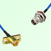Semi-Flexible Jumper TNC Bulkhead Female with O-Ring to MCX Female 2 Hole Semi-Flexible Jumper TNC Bulkhead Female with O-Ring to MCX Female 2 Hole