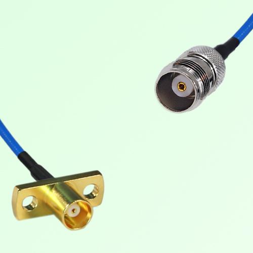 Semi-Flexible Jumper TNC Female to MCX Female 2 Hole Flange Mount Semi-Flexible Jumper TNC Female to MCX Female 2 Hole Flange Mount