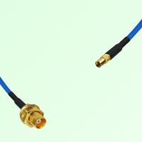 Semi-Flexible Jumper MMCX Female to MCX Bulkhead Female Semi-Flexible Jumper MMCX Female to MCX Bulkhead Female
