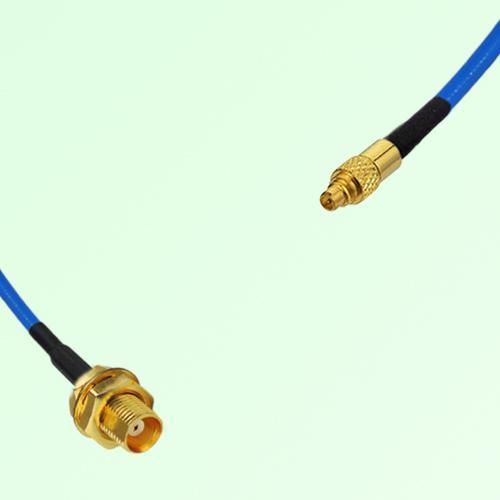 Semi-Flexible Jumper MMCX Male to MCX Bulkhead Female Semi-Flexible Jumper MMCX Male to MCX Bulkhead Female