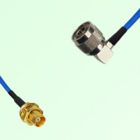 Semi-Flexible Jumper N Male Right Angle to MCX Bulkhead Female Semi-Flexible Jumper N Male Right Angle to MCX Bulkhead Female