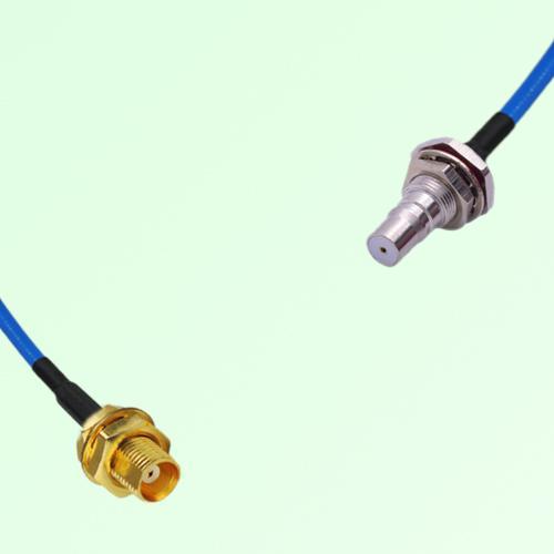 Semi-Flexible Jumper QMA Bulkhead Female with O-Ring to MCX Bulkhead Female Semi-Flexible Jumper QMA Bulkhead Female with O-Ring to MCX Bulkhead Female