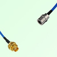 Semi-Flexible Jumper QMA Male to MCX Bulkhead Female Semi-Flexible Jumper QMA Male to MCX Bulkhead Female