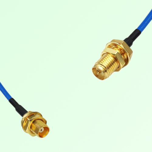 Semi-Flexible Jumper RP SMA Bulkhead Female to MCX Bulkhead Female Semi-Flexible Jumper RP SMA Bulkhead Female to MCX Bulkhead Female