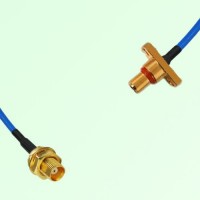Semi-Flexible Jumper SBMA Male 2 Hole Flange Mount to MCX Bulkhead Female Semi-Flexible Jumper SBMA Male 2 Hole Flange Mount to MCX Bulkhead Female