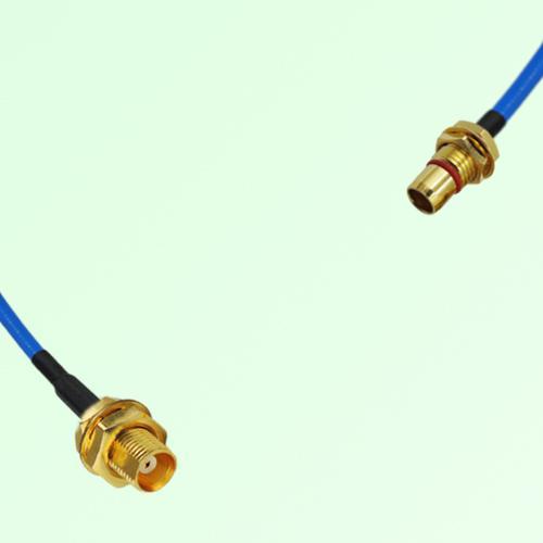 Semi-Flexible Jumper SBMA Bulkhead Male to MCX Bulkhead Female Semi-Flexible Jumper SBMA Bulkhead Male to MCX Bulkhead Female