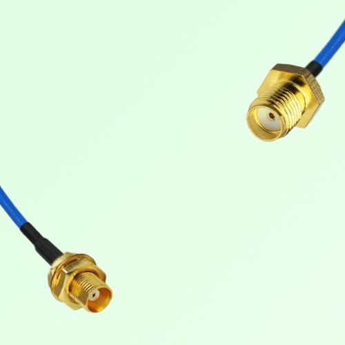 Semi-Flexible Jumper SMA Female to MCX Bulkhead Female Semi-Flexible Jumper SMA Female to MCX Bulkhead Female