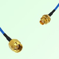 Semi-Flexible Jumper MCX Bulkhead Female to SMA Male Semi-Flexible Jumper MCX Bulkhead Female to SMA Male