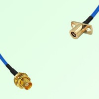 Semi-Flexible Jumper SMB Female 2 Hole Flange Mount to MCX Bulkhead Female Semi-Flexible Jumper SMB Female 2 Hole Flange Mount to MCX Bulkhead Female