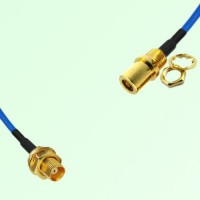 Semi-Flexible Jumper SMB Front Mount Bulkhead Female to MCX Bulkhead Female Semi-Flexible Jumper SMB Front Mount Bulkhead Female to MCX Bulkhead Female