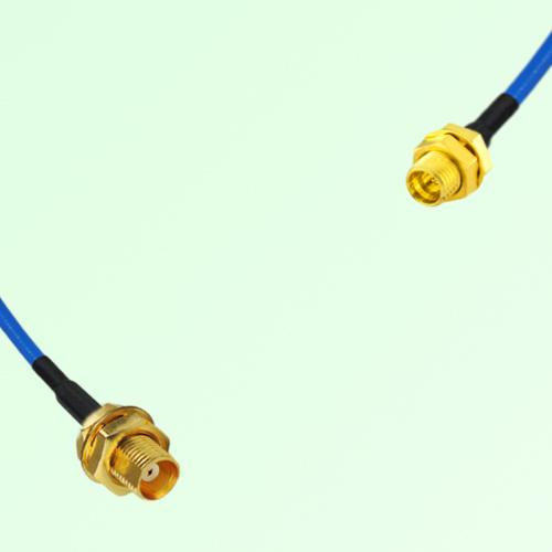 Semi-Flexible Jumper SMP Bulkhead Male to MCX Bulkhead Female
