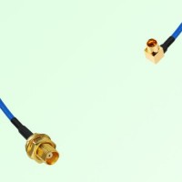 Semi-Flexible Jumper SMP Male Right Angle to MCX Bulkhead Female Semi-Flexible Jumper SMP Male Right Angle to MCX Bulkhead Female