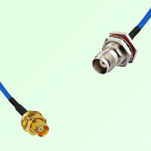 Semi-Flexible Jumper TNC Bulkhead Female with O-Ring to MCX Bulkhead Female Semi-Flexible Jumper TNC Bulkhead Female with O-Ring to MCX Bulkhead Female