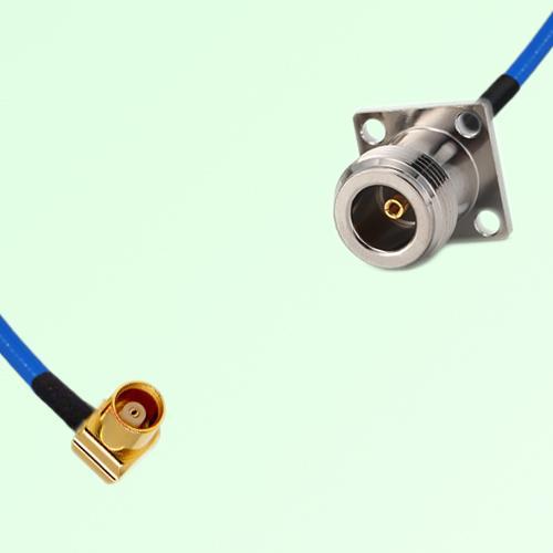 Semi-Flexible Jumper N Female 4 Hole 17.5x17.5mm to MCX Female Right Angle Semi-Flexible Jumper N Female 4 Hole 17.5x17.5mm to MCX Female Right Angle