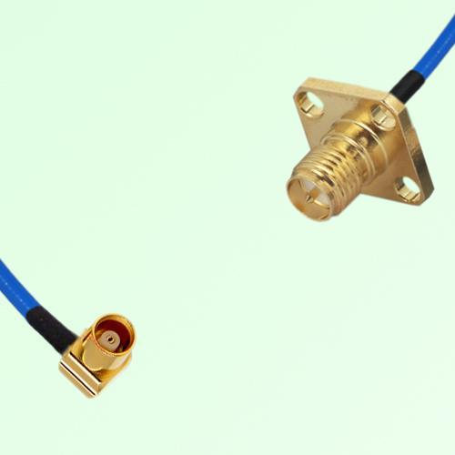 Semi-Flexible Jumper RP SMA Female 4 Hole 12.7x12.7mm to MCX Female Right Angle Semi-Flexible Jumper RP SMA Female 4 Hole 12.7x12.7mm to MCX Female Right Angle