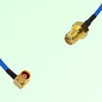 Semi-Flexible Jumper RP SMA Female to MCX Female Right Angle