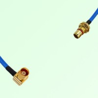 Semi-Flexible Jumper SBMA Bulkhead Male to MCX Female Right Angle Semi-Flexible Jumper SBMA Bulkhead Male to MCX Female Right Angle