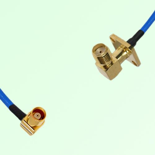 Semi-Flexible Jumper SMA Female Right Angle 4 Hole to MCX Female Right Angle Semi-Flexible Jumper SMA Female Right Angle 4 Hole to MCX Female Right Angle