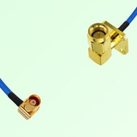 Semi-Flexible Jumper SMA Male Right Angle 4 Hole to MCX Female Right Angle Semi-Flexible Jumper SMA Male Right Angle 4 Hole to MCX Female Right Angle