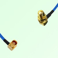 Semi-Flexible Jumper SMA Bulkhead Female Right Angle to MCX Female Right Angle Semi-Flexible Jumper SMA Bulkhead Female Right Angle to MCX Female Right Angle
