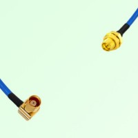 Semi-Flexible Jumper SMP Bulkhead Male to MCX Female Right Angle Semi-Flexible Jumper SMP Bulkhead Male to MCX Female Right Angle