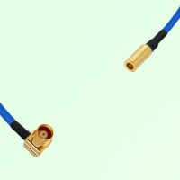 Semi-Flexible Jumper SSMB Female to MCX Female Right Angle