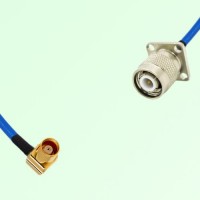 Semi-Flexible Jumper TNC Male 4 Hole 17.5x17.5mm to MCX Female Right Angle Semi-Flexible Jumper TNC Male 4 Hole 17.5x17.5mm to MCX Female Right Angle