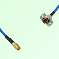 Semi-Flexible Jumper SBMA Female 2 Hole Flange Mount to MCX Female Semi-Flexible Jumper SBMA Female 2 Hole Flange Mount to MCX Female