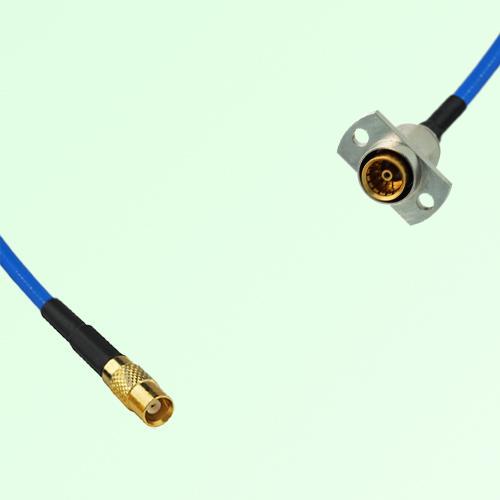 Semi-Flexible Jumper SBMA Female 2 Hole Flange Mount to MCX Female Semi-Flexible Jumper SBMA Female 2 Hole Flange Mount to MCX Female
