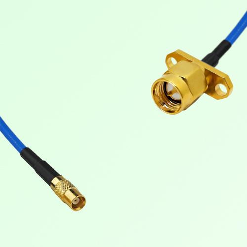 Semi-Flexible Jumper SMA Male 2 Hole Flange Mount to MCX Female Semi-Flexible Jumper SMA Male 2 Hole Flange Mount to MCX Female