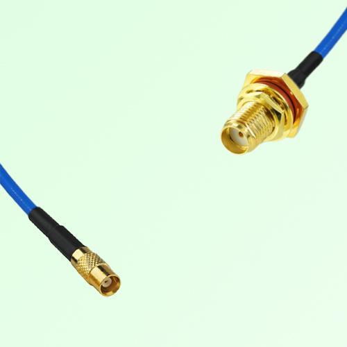 Semi-Flexible Jumper SMA Bulkhead Female with O-Ring to MCX Female Semi-Flexible Jumper SMA Bulkhead Female with O-Ring to MCX Female