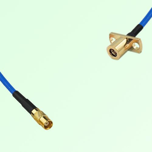 Semi-Flexible Jumper SMB Female 2 Hole Flange Mount to MCX Female Semi-Flexible Jumper SMB Female 2 Hole Flange Mount to MCX Female