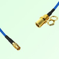 Semi-Flexible Jumper SMB Front Mount Bulkhead Female to MCX Female Semi-Flexible Jumper SMB Front Mount Bulkhead Female to MCX Female