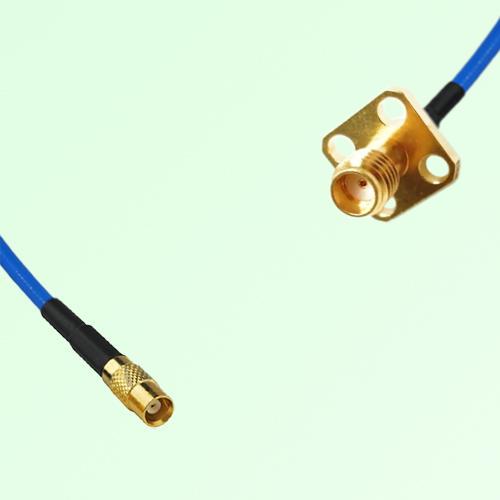 Semi-Flexible Jumper SSMA Female 4 Hole Flange Mount 12.7x12.7mm to MCX Female Semi-Flexible Jumper SSMA Female 4 Hole Flange Mount 12.7x12.7mm to MCX Female