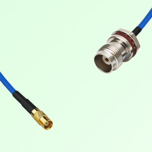 Semi-Flexible Jumper TNC Front Mount Bulkhead Female with O-Ring to MCX Female Semi-Flexible Jumper TNC Front Mount Bulkhead Female with O-Ring to MCX Female
