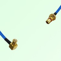 Semi-Flexible Jumper SBMA Bulkhead Male to MCX Male Right Angle Semi-Flexible Jumper SBMA Bulkhead Male to MCX Male Right Angle