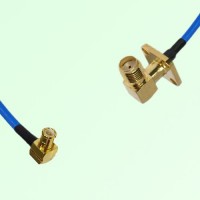 Semi-Flexible Jumper SMA Female Right Angle 4 Hole to MCX Male Right Angle Semi-Flexible Jumper SMA Female Right Angle 4 Hole to MCX Male Right Angle