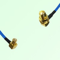 Semi-Flexible Jumper SMA Bulkhead Female Right Angle to MCX Male Right Angle Semi-Flexible Jumper SMA Bulkhead Female Right Angle to MCX Male Right Angle