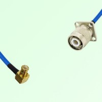 Semi-Flexible Jumper TNC Male 4 Hole 17.5x17.5mm to MCX Male Right Angle Semi-Flexible Jumper TNC Male 4 Hole 17.5x17.5mm to MCX Male Right Angle