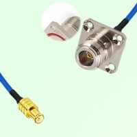 Semi-Flexible Jumper N Female 4 Hole with O-Ring 25x25mm to MCX Male Semi-Flexible Jumper N Female 4 Hole with O-Ring 25x25mm to MCX Male