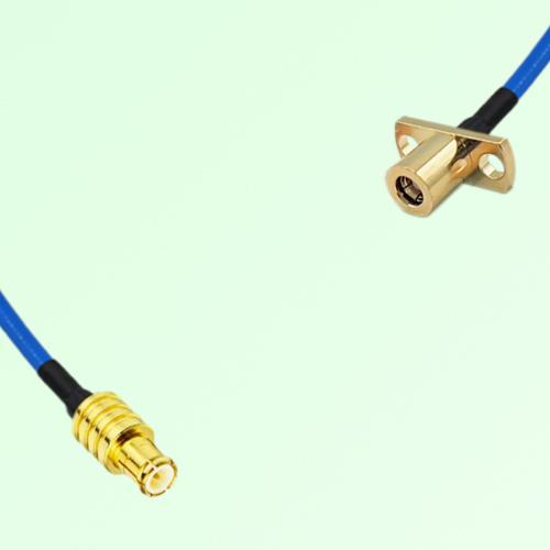 Semi-Flexible Jumper SMB Female 2 Hole Flange Mount to MCX Male Semi-Flexible Jumper SMB Female 2 Hole Flange Mount to MCX Male