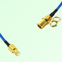 Semi-Flexible Jumper SMB Front Mount Bulkhead Female to MCX Male Semi-Flexible Jumper SMB Front Mount Bulkhead Female to MCX Male