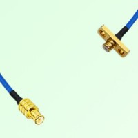Semi-Flexible Jumper SMP Female 2 Hole Flange Mount to MCX Male Semi-Flexible Jumper SMP Female 2 Hole Flange Mount to MCX Male