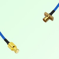 Semi-Flexible Jumper SMP Male 2 Hole Flange Mount to MCX Male Semi-Flexible Jumper SMP Male 2 Hole Flange Mount to MCX Male