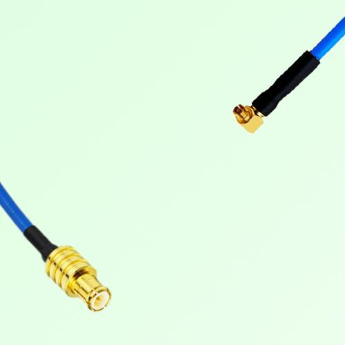 Semi-Flexible Jumper SMPM / SSMP Female Right Angle to MCX Male