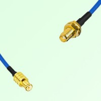 Semi-Flexible Jumper SSMA Bulkhead Female to MCX Male