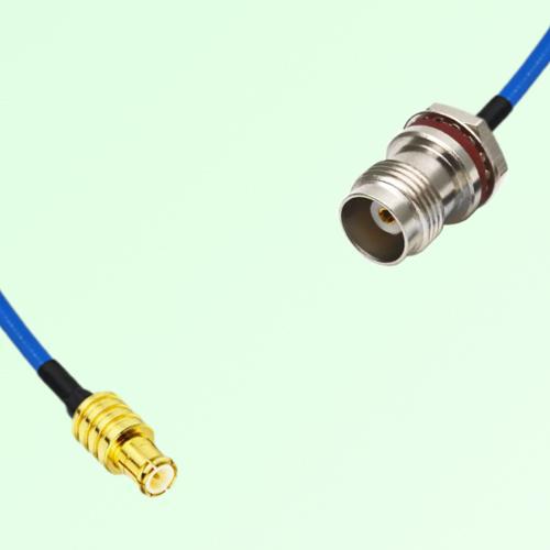 Semi-Flexible Jumper TNC Front Mount Bulkhead Female with O-Ring to MCX Male Semi-Flexible Jumper TNC Front Mount Bulkhead Female with O-Ring to MCX Male