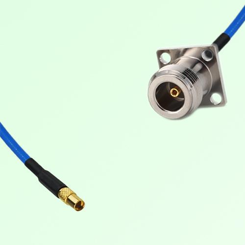 Semi-Flexible Jumper N Female 4 Hole Flange Mount 17.5x17.5mm to MMCX Female Semi-Flexible Jumper N Female 4 Hole Flange Mount 17.5x17.5mm to MMCX Female